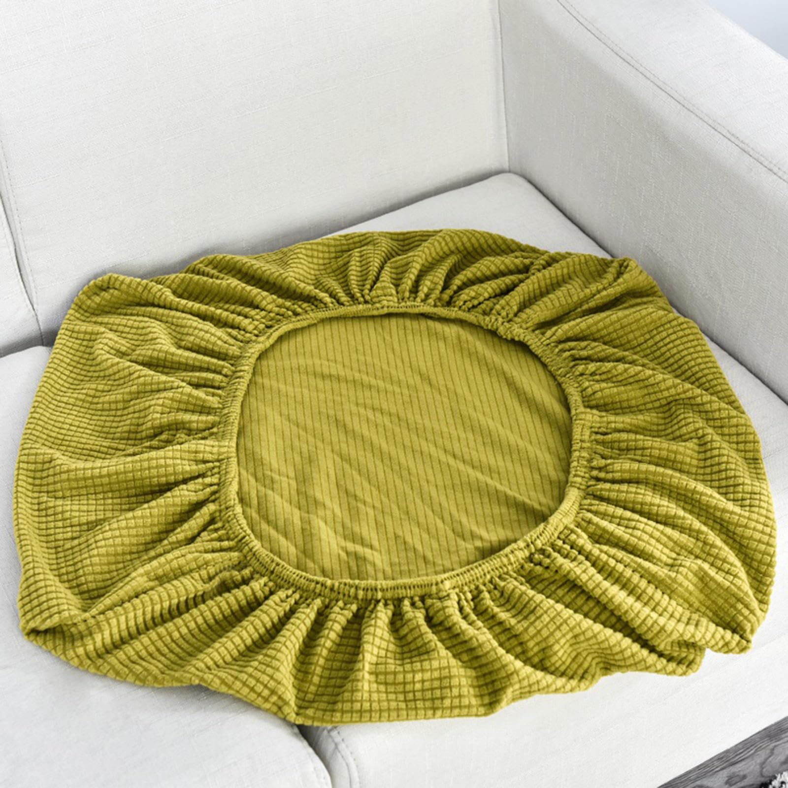 Sofa Cushion Covers Replacement,Stretch Sofa Seat Cover,1 2 3 4 Seater Highly Elastic Sofa Slipcovers for Living Room,L Shaped Corner Couch Seat Cover for Individual Cushion,GreenB-1seat(50-63cm)