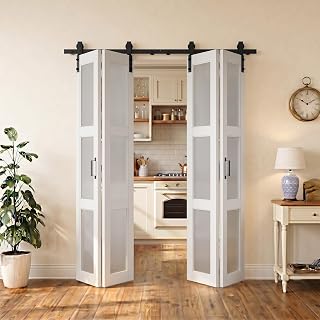 SMARTSTANDARD 60 by 84-inch double bifold barn door