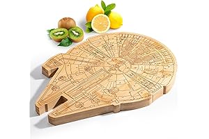 Star Wars Inspired Bamboo Cutting Board - The Perfect Gift for Any Fan