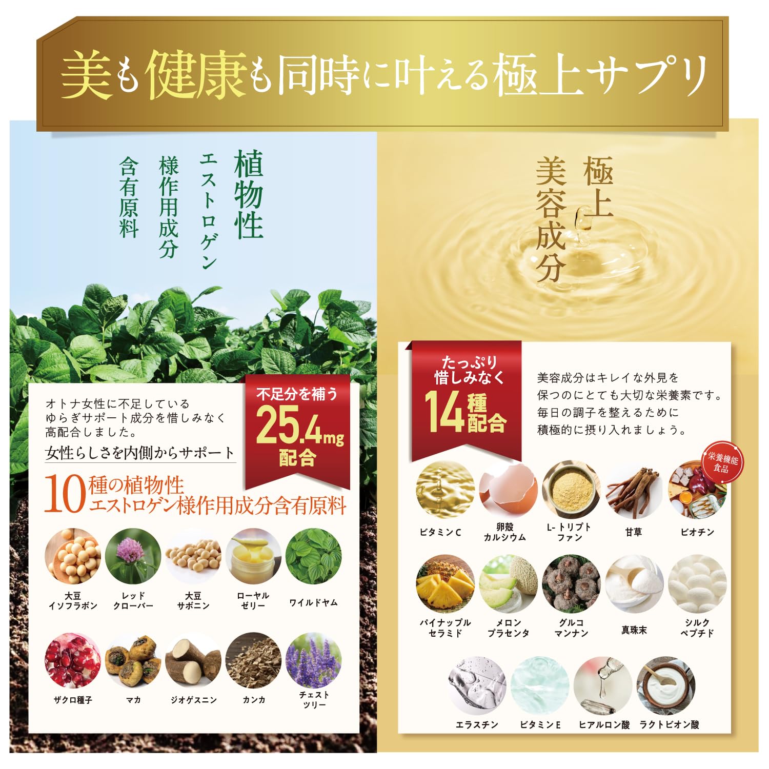 Amazon | 【公式】クオリア サプリ 大豆イソフラボン 栄養機能食品 