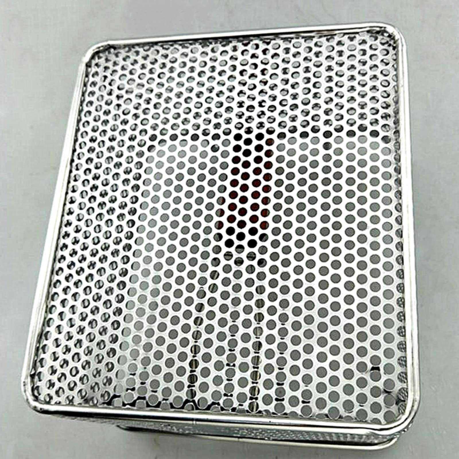 Cestello per Friggere Cestino in acciaio inossidabile Fry Frying Mesh Colander Electric Fryer Drain Drain Filtro Filtro Pestalini Canestro Fritte Patatine fritte Cestino con manico staccabile Cestino