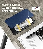 Vista 5 de MoKo Funda compatible con Kindle de 6" (11. generación-2022), carcasa ligera con encendido y apagado automático para Kindle 2022 11