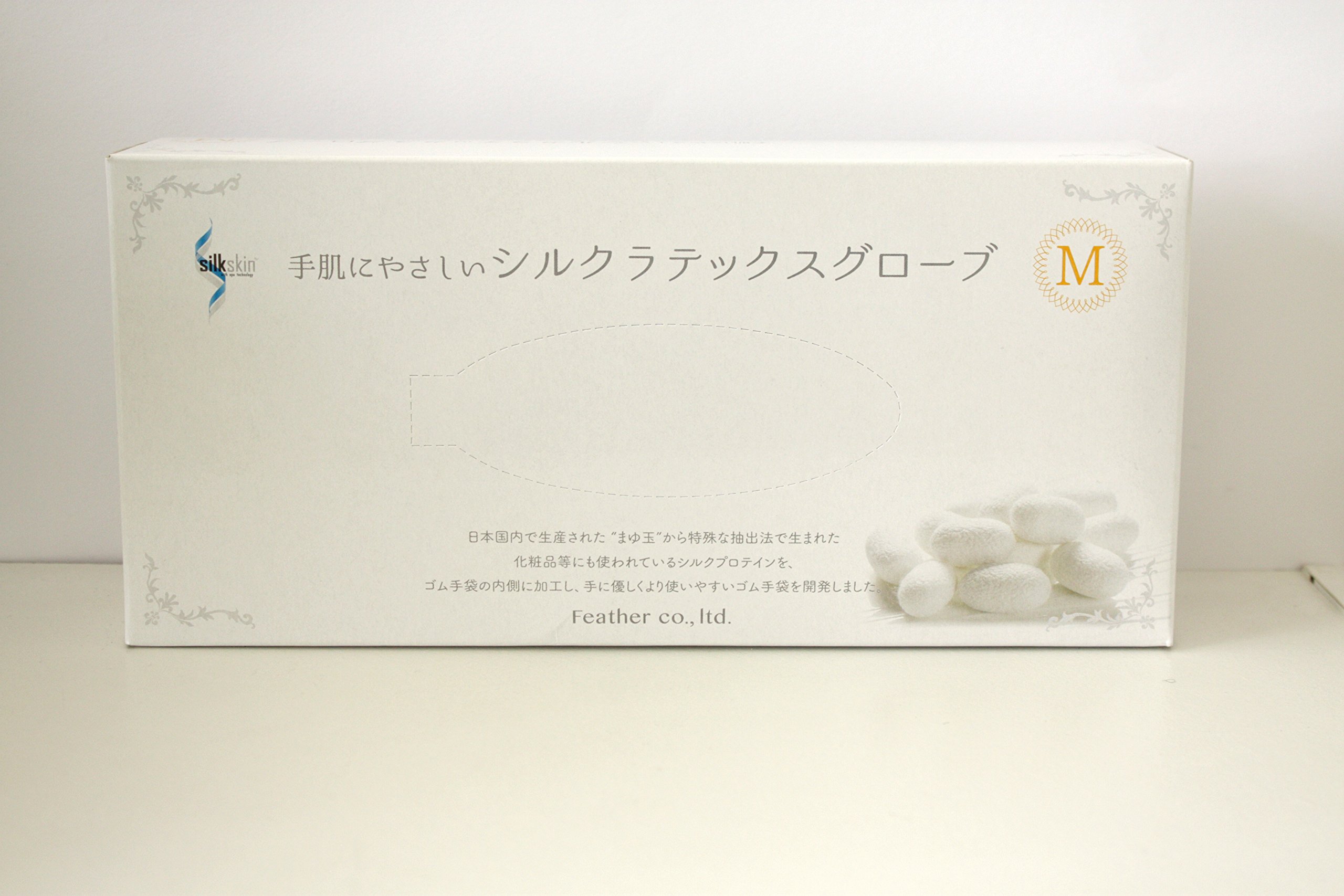 Amazon.co.jp: シルクラテックスグローブ M 50枚入り : ドラッグストア