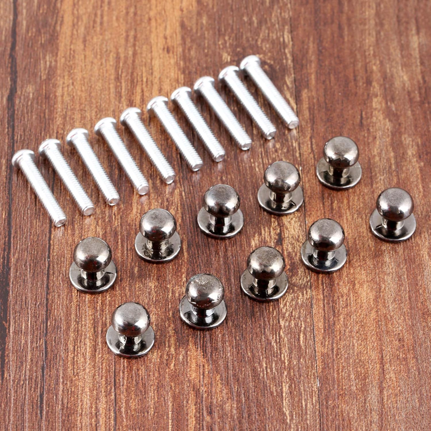 dophee 10Pcs Mini Drawer knobs Jewelry Box Wooden Cases Pulls Cabinet Cupboard Dresser Closet Chest Bin Handles, Zinc Alloy, 0.39"x0.43", Black