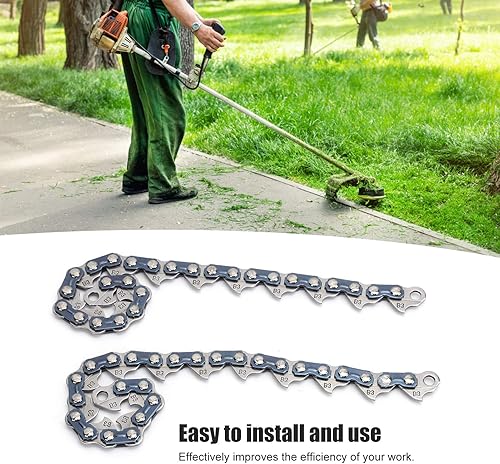 Miniatura 3 de Repuesto de recortadora de cadena para cortacésped de jardín, cortador de cepillo de acero inoxidable resistente al desgaste