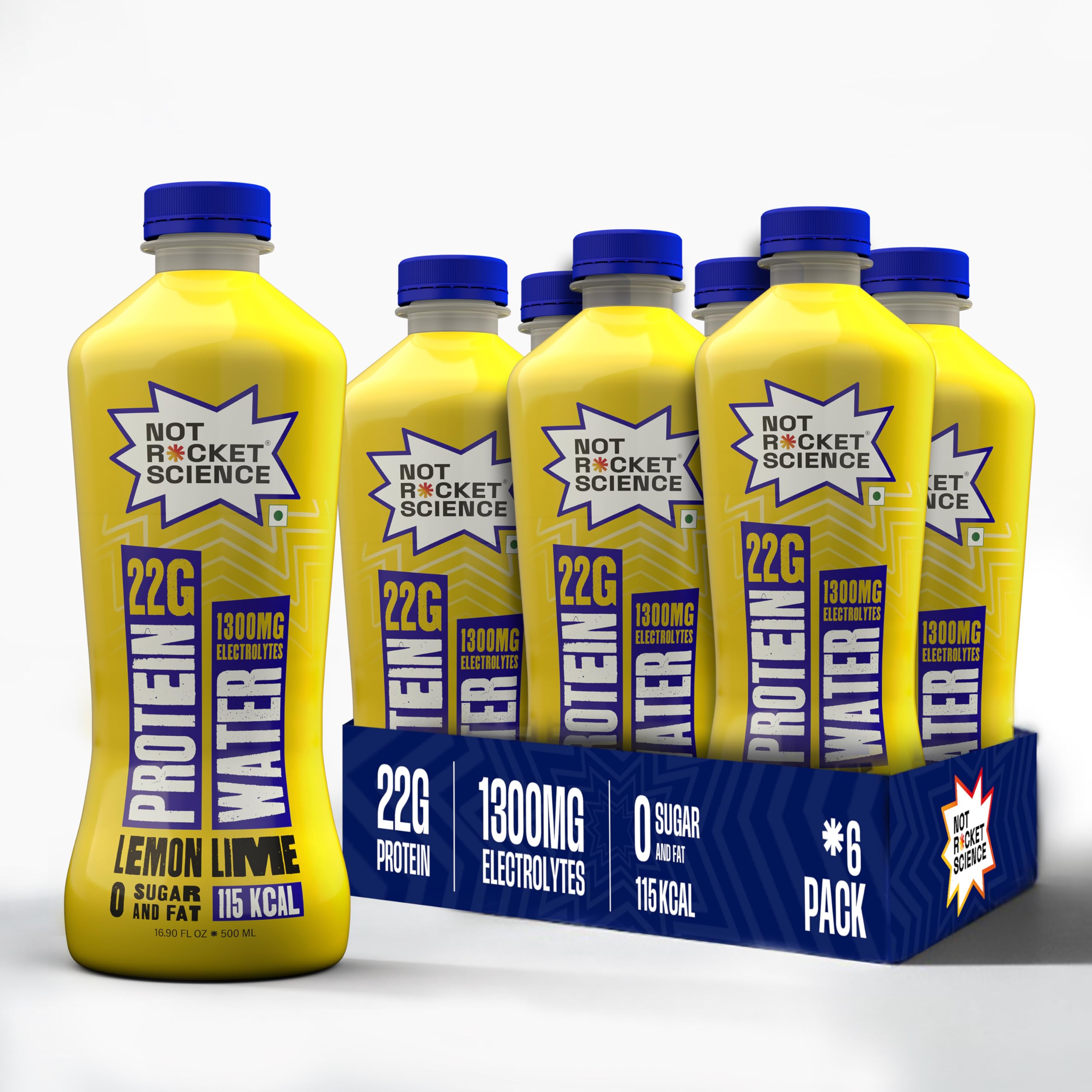 Not Rocket Science Protein Water - Lemon Lime | 22g Clear Whey Protein Isolate | 1300mg Electrolytes | 5g BCAAs | Zero Sugar | High Protein Drink | 500ml Pack of 24 — Amazon image 10