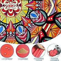 Vista 129 de Beach Blanket Oversized Extra Large 78" X 81",Waterproof Sandproof Beach Blanket 1-7 Adults Lightweight Durable for Travel Camping Hiking Picnic