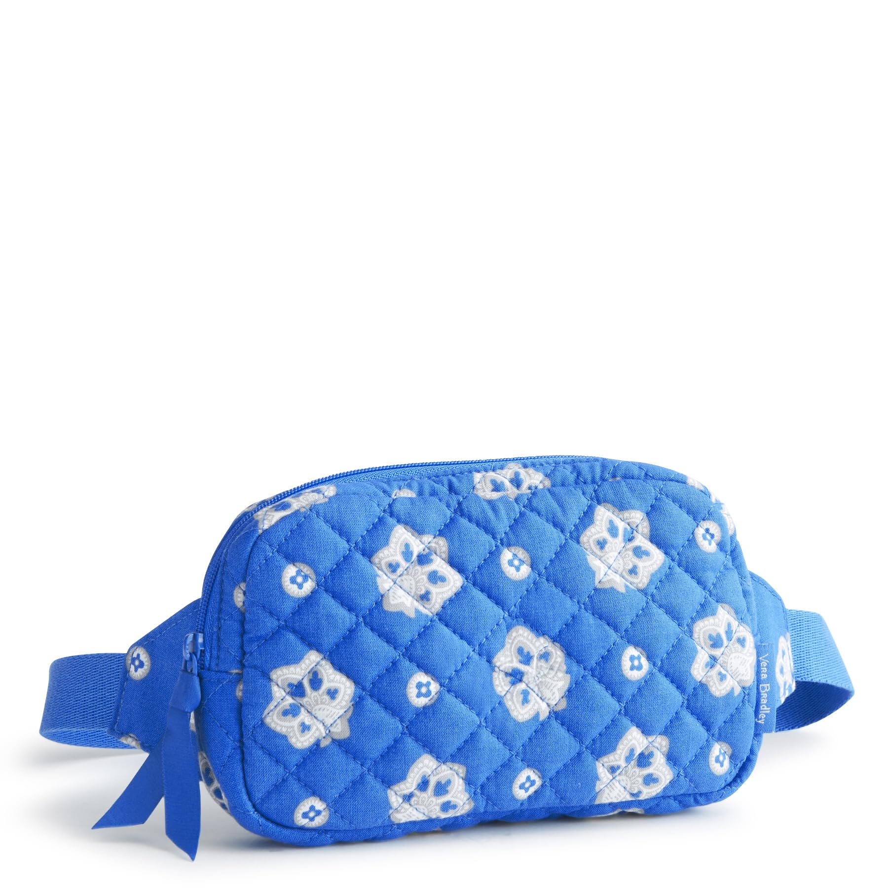 Vera Bradley Premium Cotton Large Travel Duffel Bag, Royal Blue/Red Bandana
