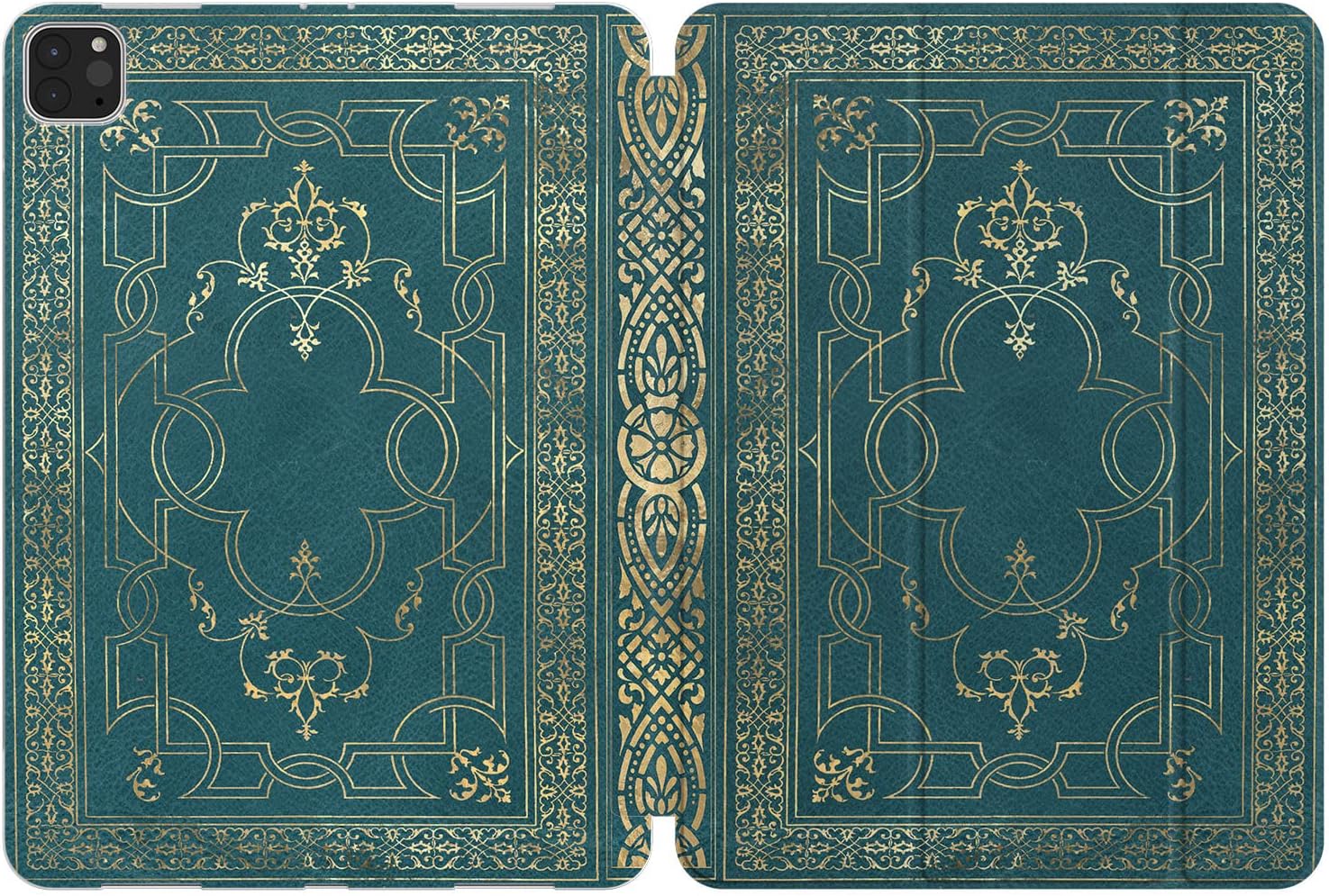 Case Compatible with iPad A16 11 inch 2025 2024 Pro 13 M3 M2 12.9 10.9 10.2 Air 5 10th 9th 8th Gen Mini 7 6 Catholic Protective Magnetic Book Christian Cover Religious The Holy Bible Black Cross