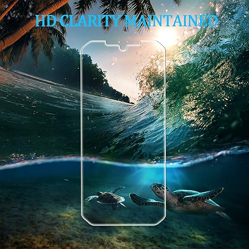 Miniatura 6 de Ulefone Armor 11 5G - Protector de pantalla de vidrio templado, fácil de instalar, HD, antiarañazos, antihuellas, sin burbujas, compatible con