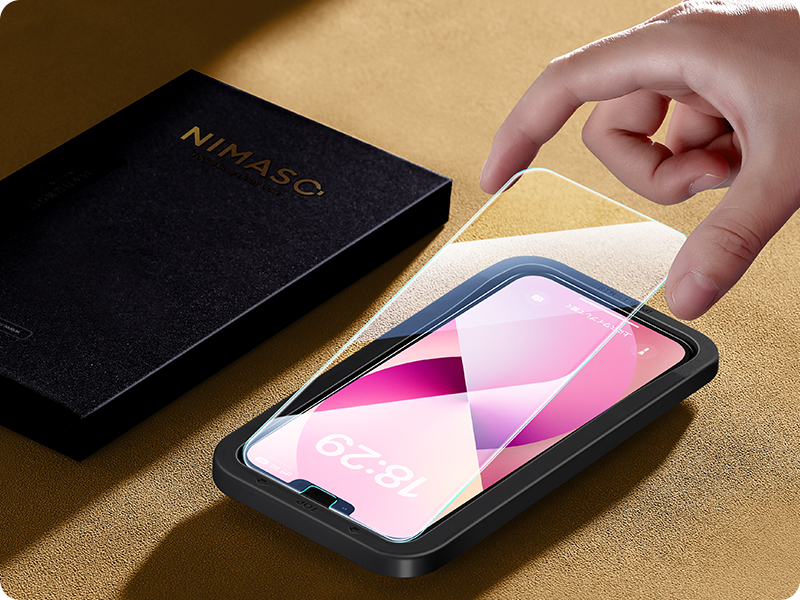 Amazon | NIMASO ガラスフィルム iPhone 13 mini/iPhone 12 mini 用
