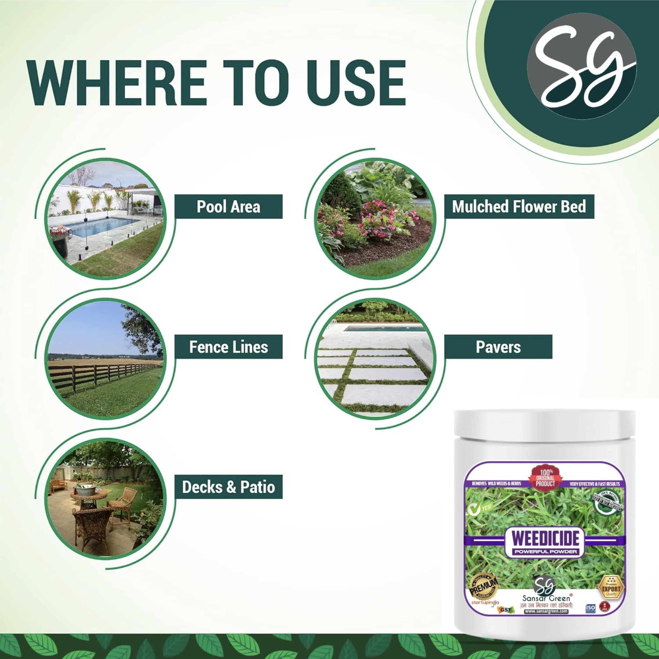 Sansar Green Weed Remover - Powerful Powder -3