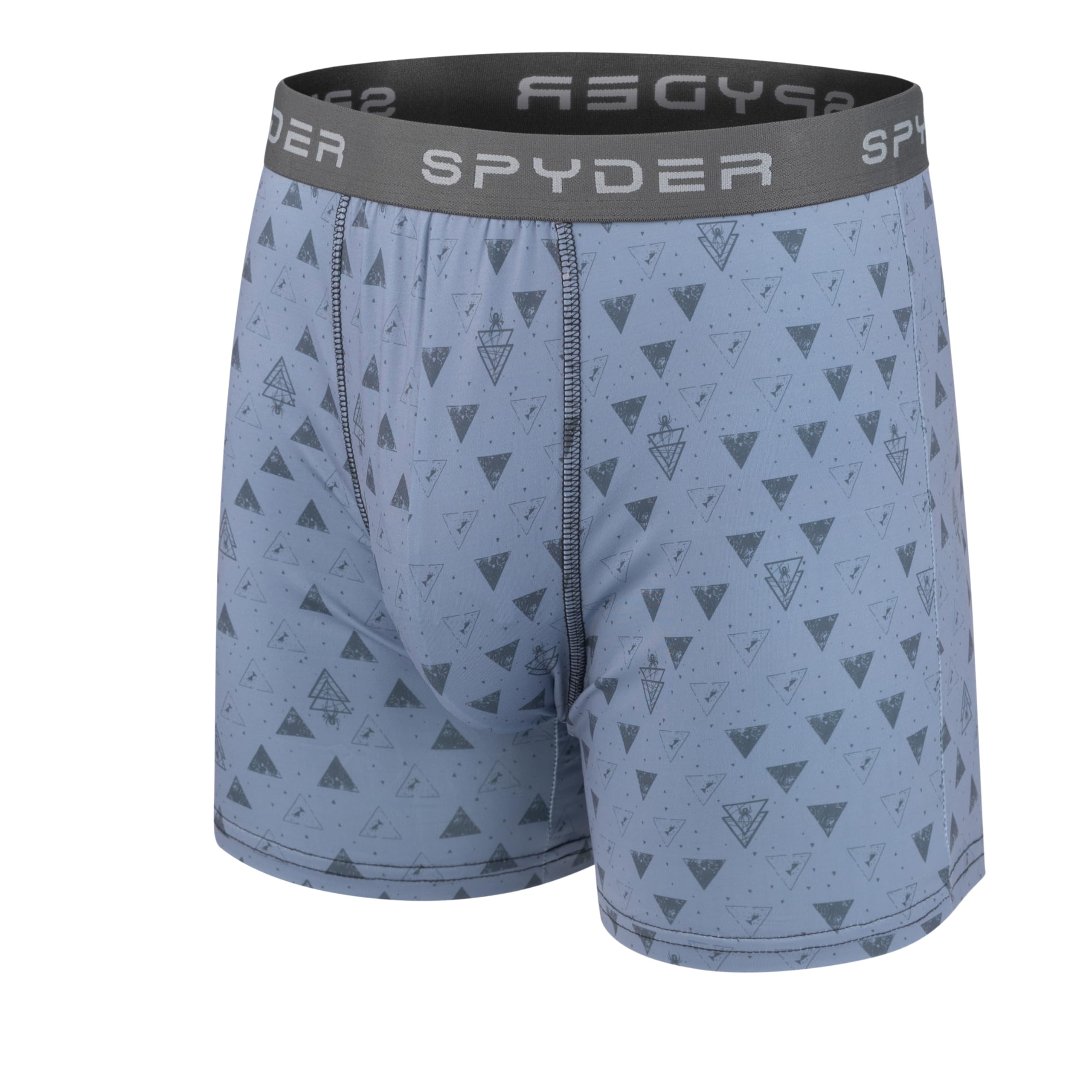Spyder Calzoncillos tipo bóxer para hombre, paquete de 5 calzoncillos tipo bóxer de poliéster y elastano