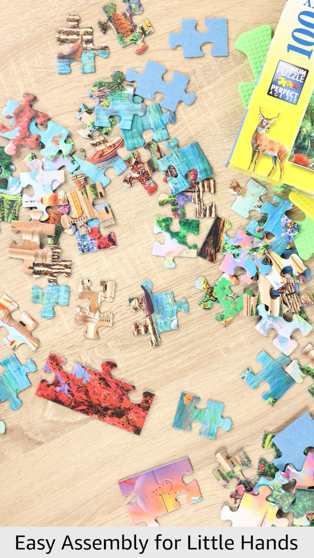 Ravensburger Puzzle 100 Pezzi XXL: Un Castello Da Favola Per Bambini 6+ - 49x36cm