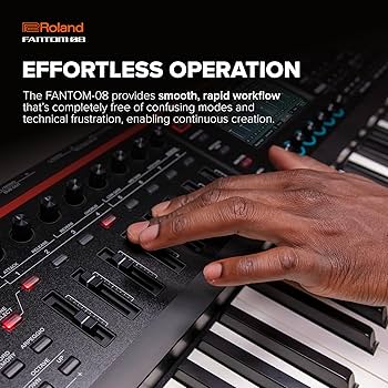 Amazon.com: Roland FANTOM-08 WEIGHTED-ACTION SYNTHESIZER KEYBOARD