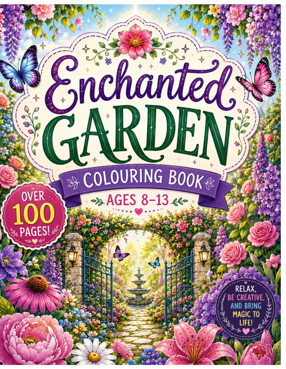 Enchanted Garden Colouring Book