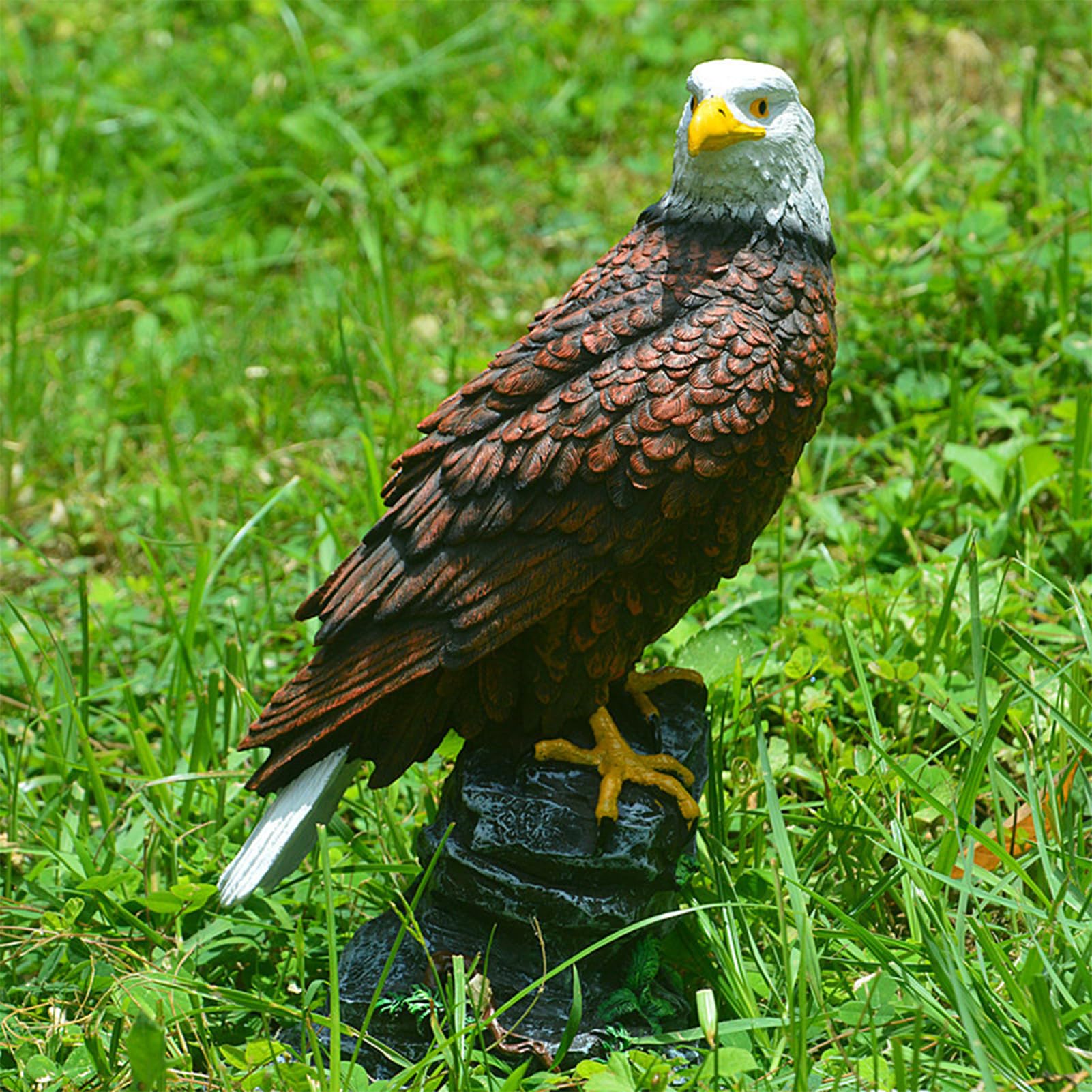 Figurka do zabawy, orzeł bielik, figurka ręcznie malowana, afrykański orzeł morski, figurka do zabawy, ok. 29 cm, figurka zwierzęca, badanie skrzydlatego świata zwierząt i nauka zachowań