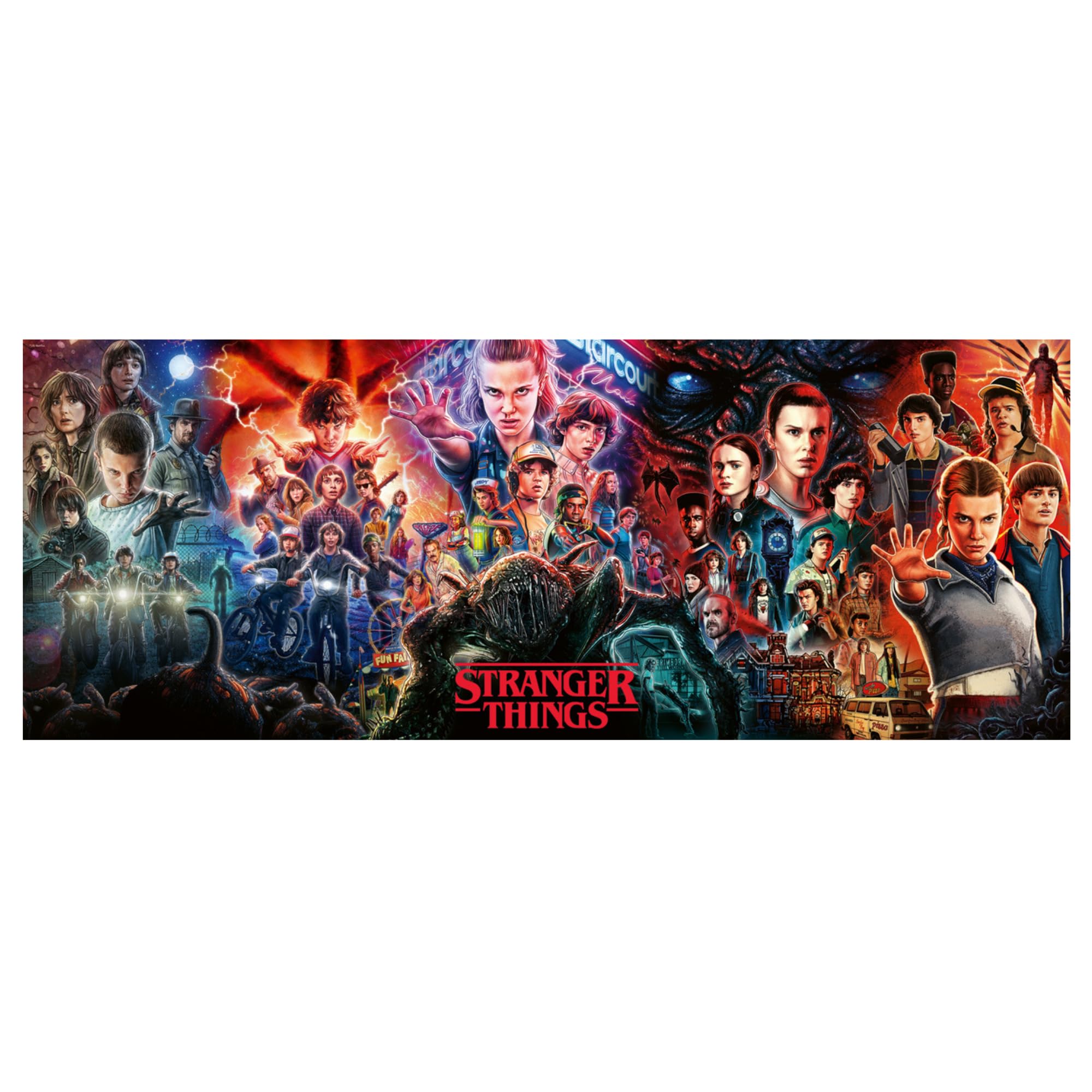 Ravensburger - Puzzle 1000 Pezzi Stranger Things​​ | Puzzle Per Adulti E Bambini Con Una Misura Di 98x37.50 Cm | Regalo Per Adulti E Bambini Da 14 Anni E Più