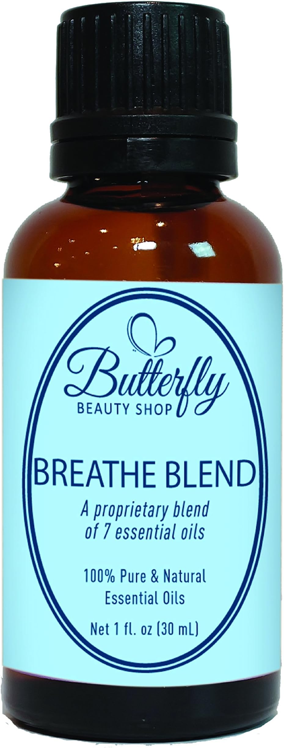 Breathe Blend (30mL). A Combination of 7 Essential Oils Designed to Increase The Lungs Capacity to Breathe.