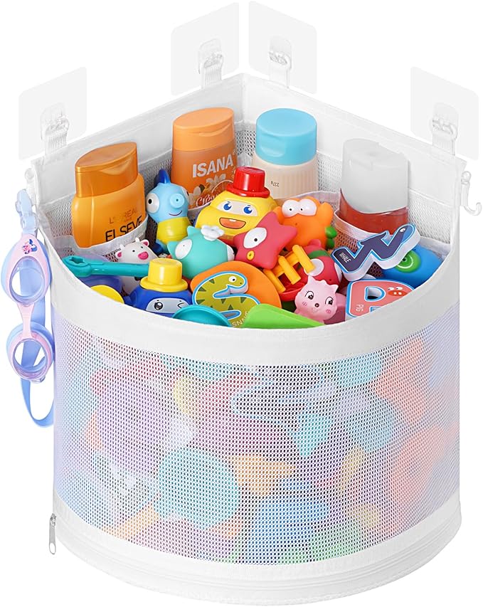 Amazon.com: Lifewit Bath Toy Storage Holder, Mesh Shower Caddy for ...