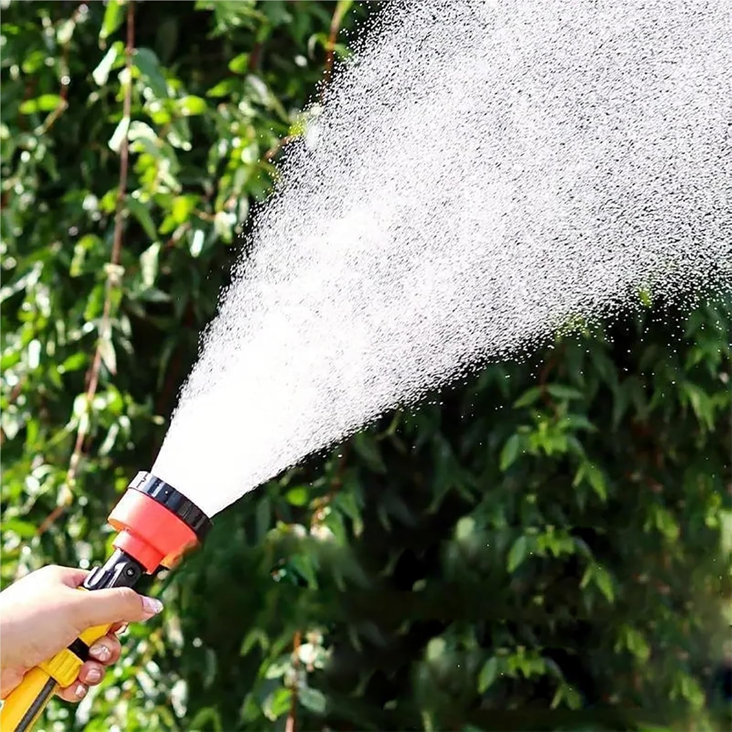 1000 Mesh Watering Nozzle Garden Flower Bed Lawn Plant Vegetable Irrigation Sprinkler For 1/2" 3/4" 1" Water Pipe Watering Gun(1I2 Pipe)