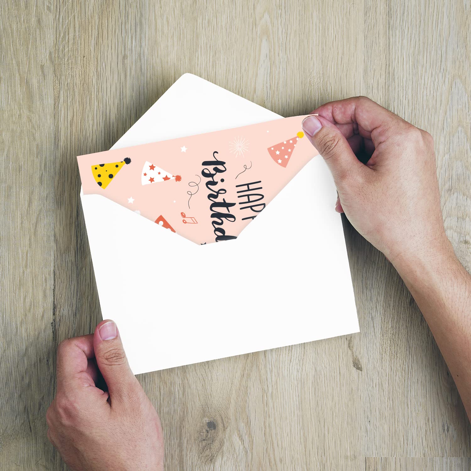 Handarbeit - Lieblingsladen 1 Premium Geburtstagskarte Happy Birthday 18x12cm mit weißem Umschlag, Tiermotiv Hase Karte zum Geburtstag Handarbeit - Lieblingsladen 1 Premium Geburtstagskarte Happy Birthday 18x12cm mit weißem Umschlag, Tiermotiv Hase Karte zum Geburtstag