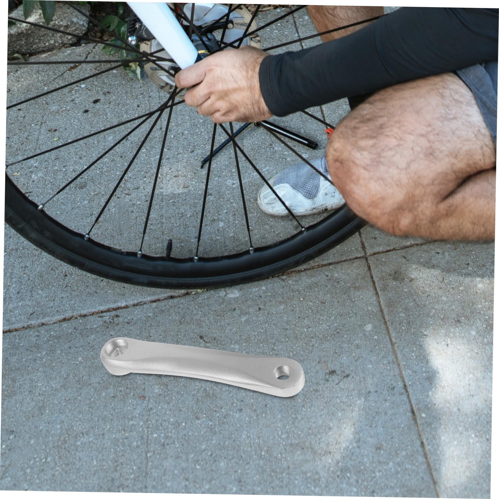 TOYANDONA Pedivella per Biciclette Strumento Sostituzione Pedivella e Resistente Facile Installare Compatibile con Biciclette e Mountain Bike