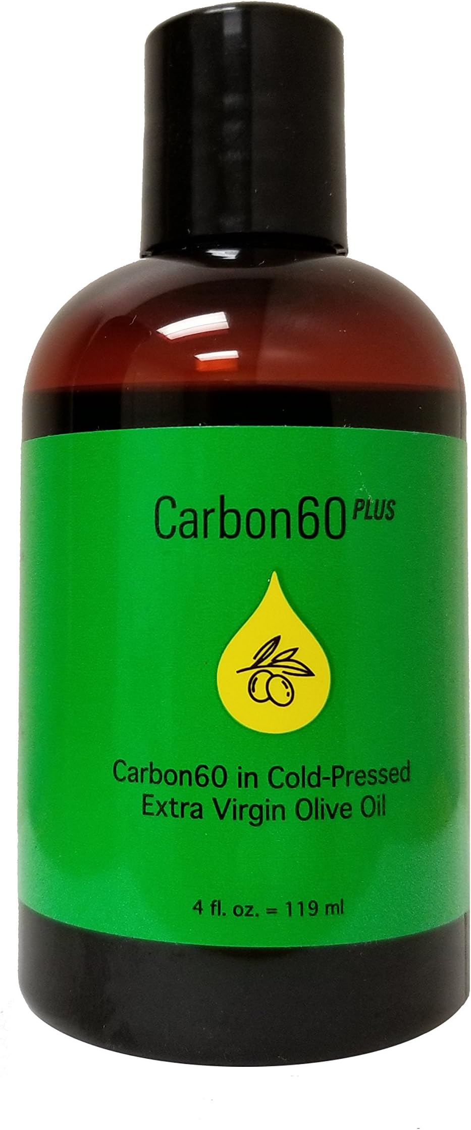 Carbon60 plus regular strength. Has 20mg more Carbon 60 per 100ml than most competitors. carbon 60, cold pressed extra virgin olive oil, c60
