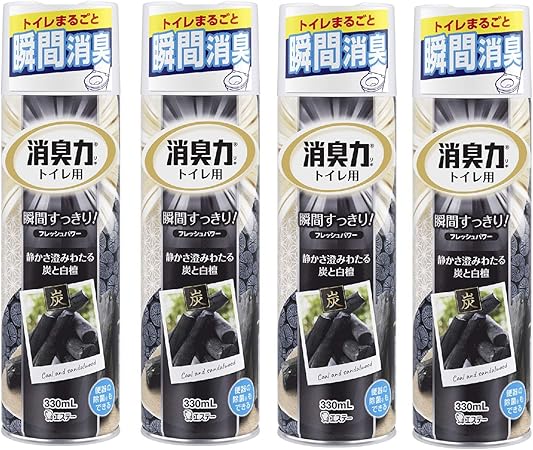 Amazon まとめ買い トイレの消臭力スプレー トイレ用 炭と白檀の香り 330ml 4個 トイレ 消臭スプレー 消臭剤 消臭 芳香剤 消臭力 ドラッグストア Amazon まとめ買い トイレの消臭力スプレー トイレ用 炭と白檀の香り 330ml 4個 トイレ 消臭スプレー 消臭剤 消臭 芳香剤 消臭力 ドラッグストア