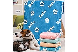 Personalized Dog Blanket with Pet Name