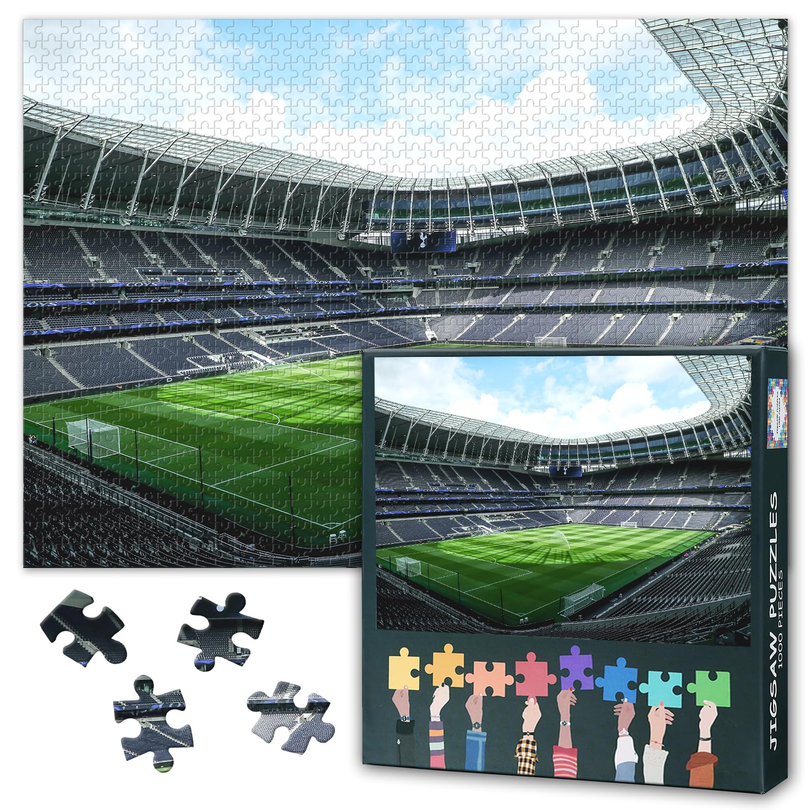 TISHIRON Jigsaw Puzzle Tottenham Hotspur Stadium for Adults 1000 Piece
