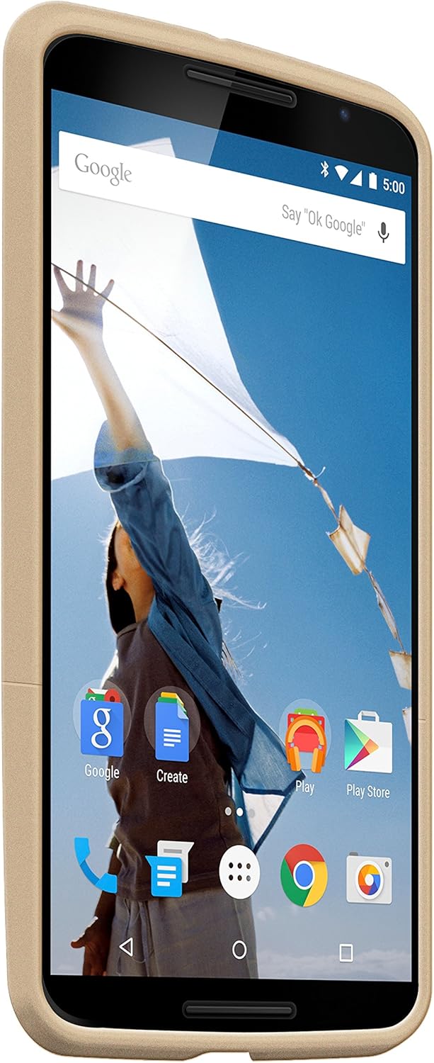 Seidio Surface Case with Metal Kickstand for Motorola Nexus 6 - Retail Packaging - Gold