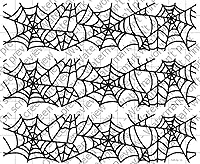 Vista 1 de Halloween Spider Webs - Borde comestible para tartas - Juego de 3 tiras