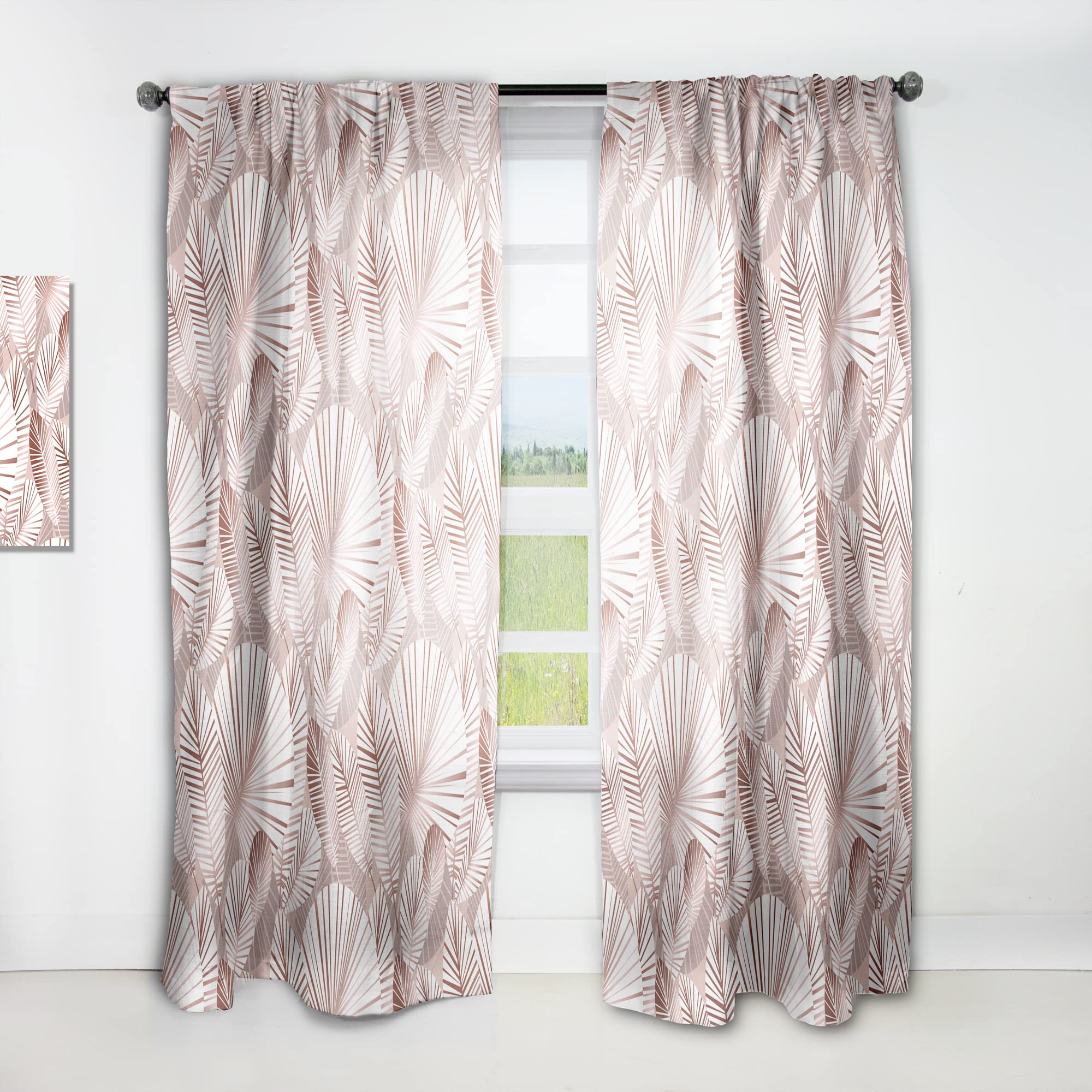 Rideaux Modernes pour chambre parentale style tropical chic et chaleureux