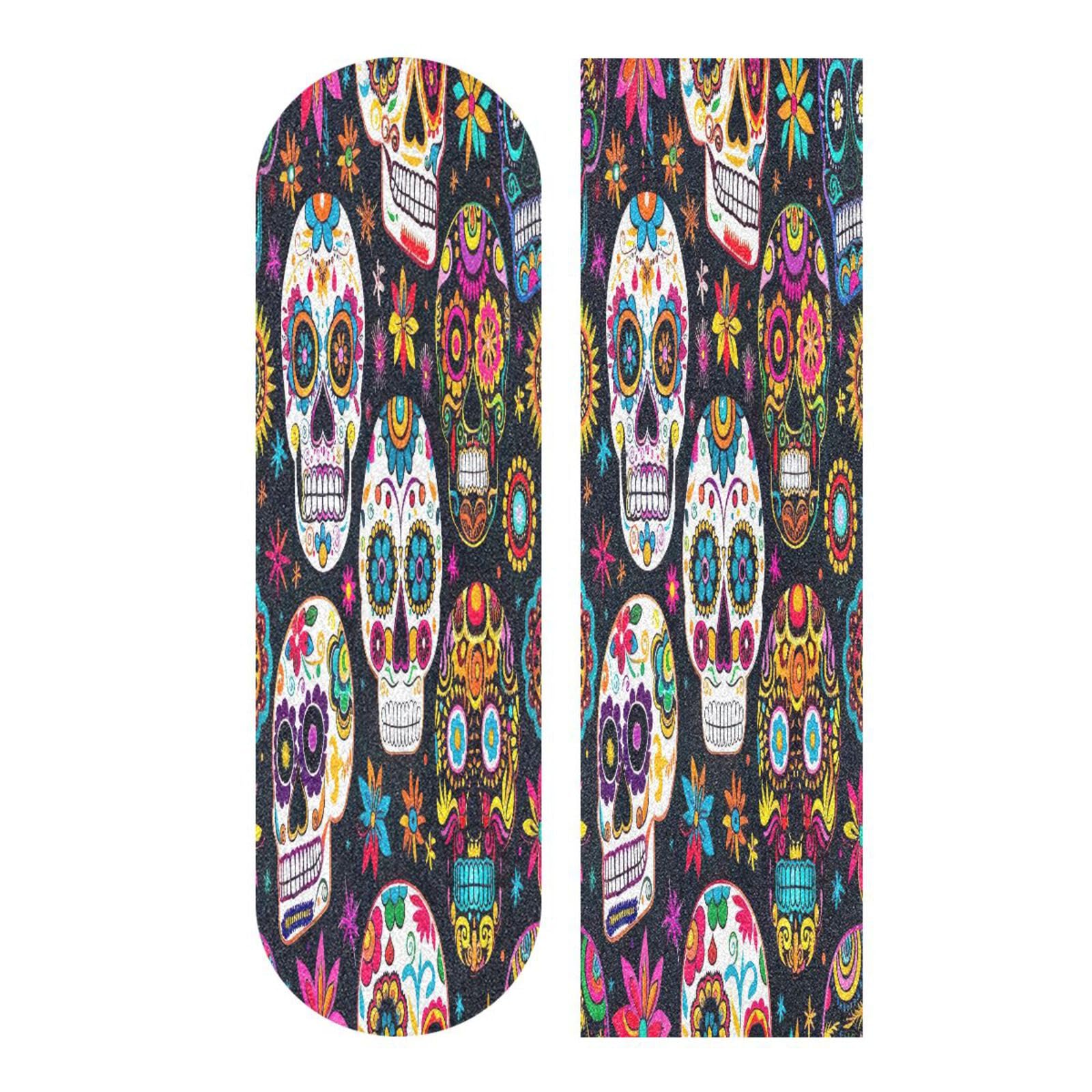 SDMKA Beautiful Sugar Skull Skateboard Grip Tape 9