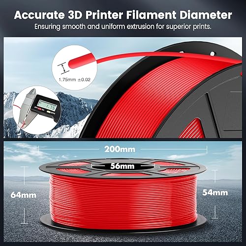 Miniatura 5 de SUNLU PLA filamento para impresora 3D 175 PLA precisión dimensional - 0001in bobina de 22lb 0069in