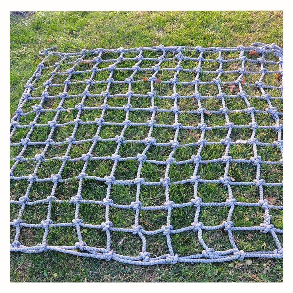 Filet de Sécurité pour Enfants Filet Escalade,Corde d'escalade Exterieur Escalade Enfant Descalade Grimper Suspendu Arbre Grand Climbing Rope Ladder Nylon Hamac-Filet Filets Maille(10mm*12cm,1X3m/3.3X