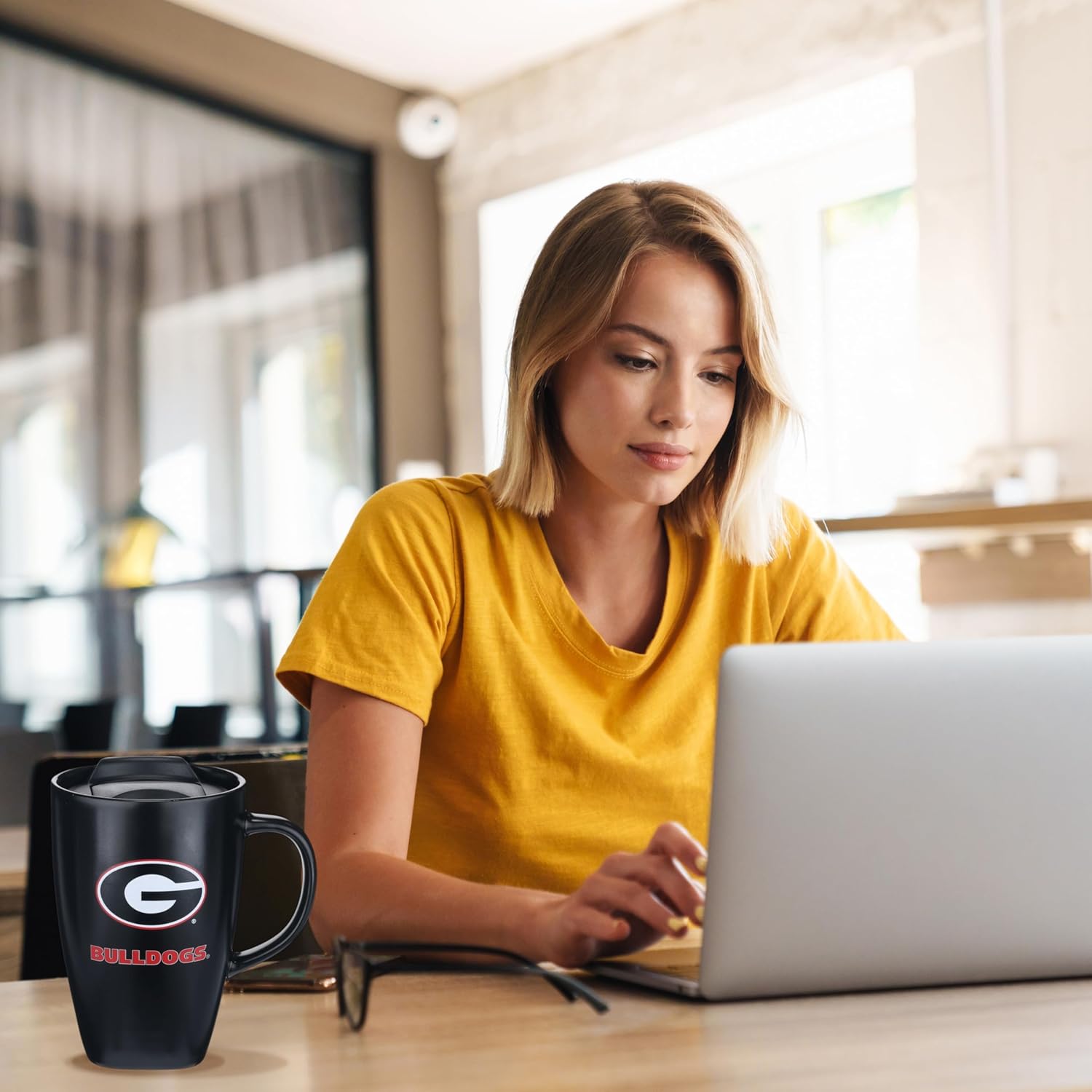 The Memory Company Officially Licensed NCAA - University of Georgia 15oz Square Mug with Logo - Image 9