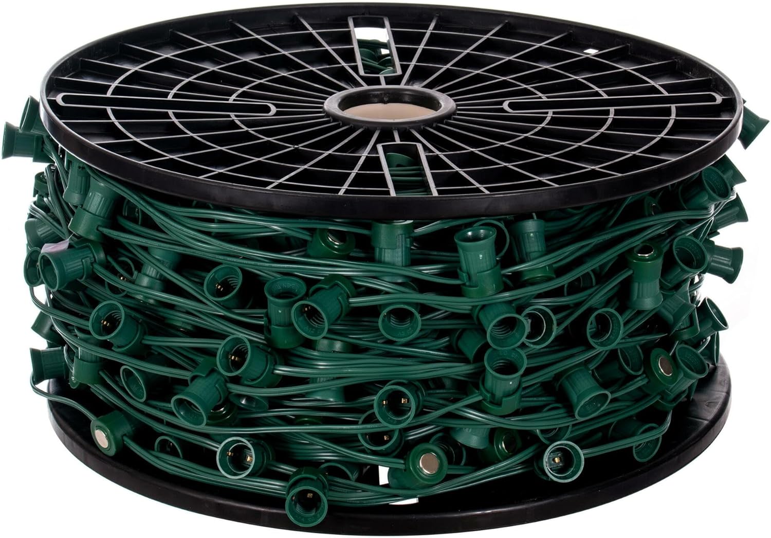 Vickerman C9 500' x 400 Green Magnetic Socket Spool, SPT1, 7.5" x 15" x 7.5" Spacing, UL Approved