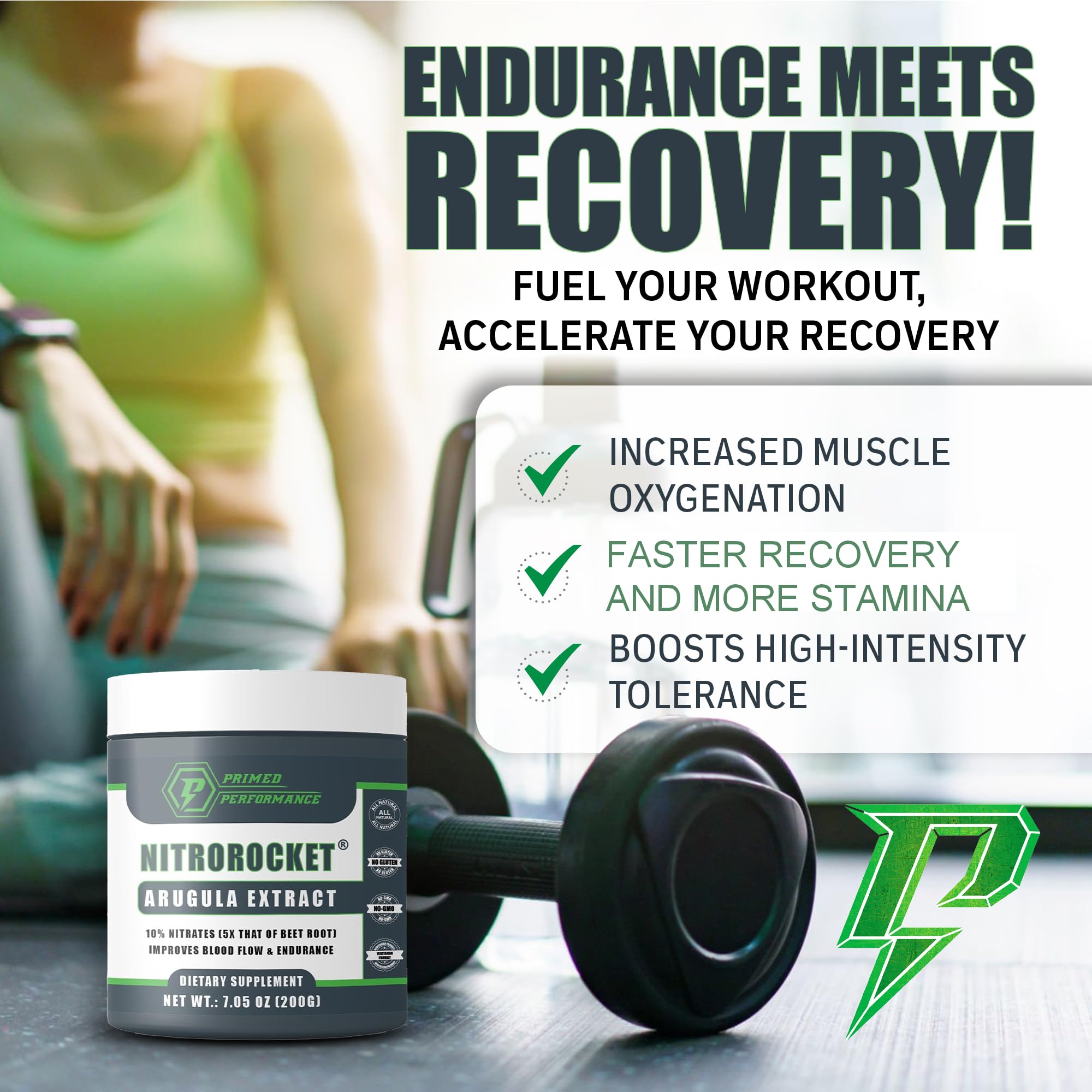 Amazon.com: NitroRocket® Plant-Based Nitric Oxide Powder (200g