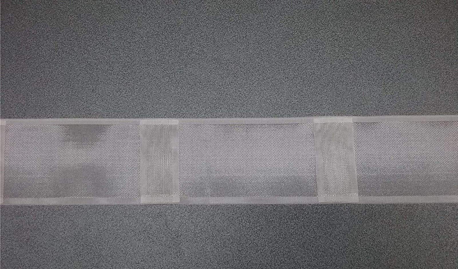 Cinta de Cortina Transparente para Barras de Cortina - cantidad mínima 3 Metros (C - 7 Metros)