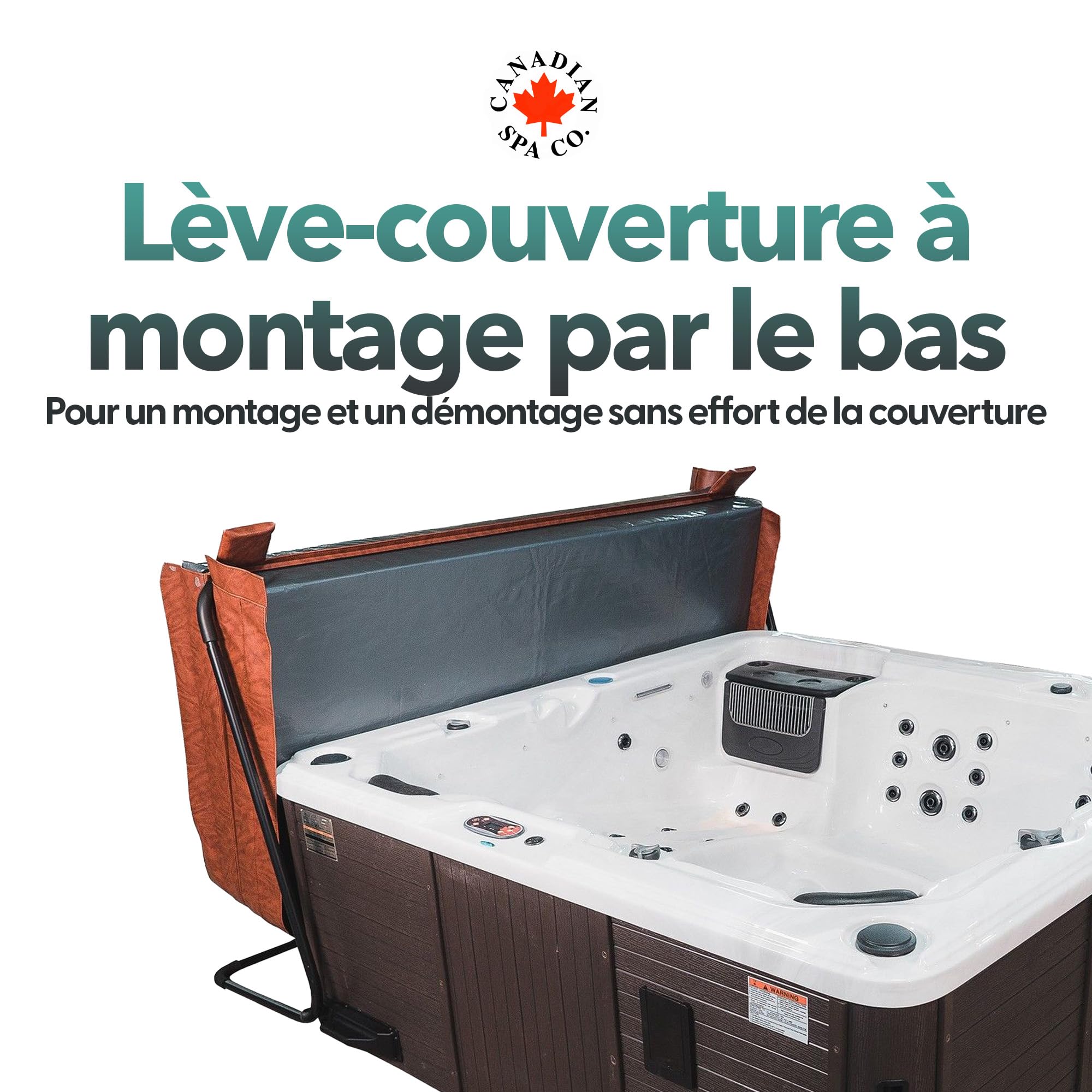 CANADIAN SPA CO. Top Mount Cover Lifter Lève-Couverture pour Hot Tub