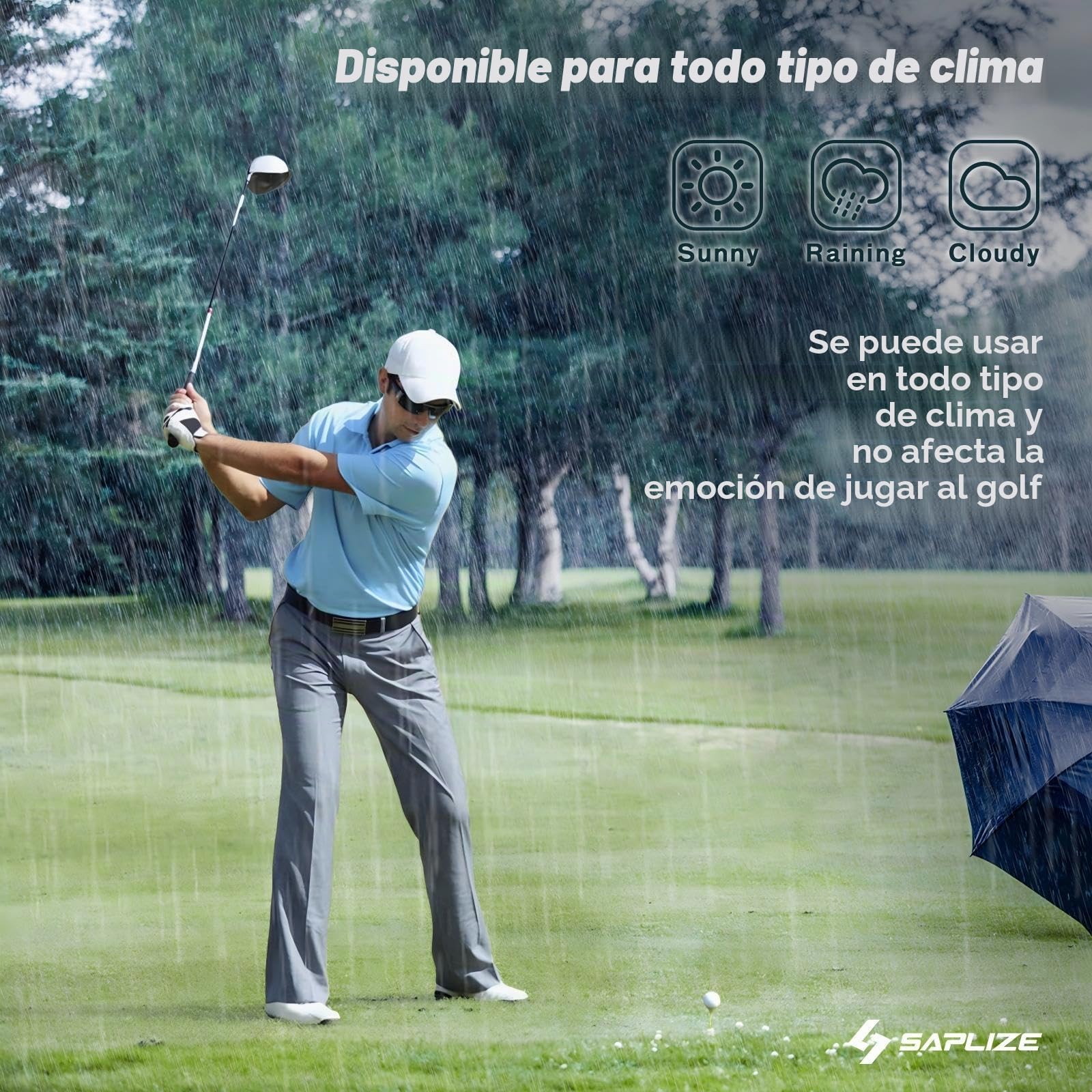 SAPLIZE Juego de 13 empuñaduras de Golf con Kit de regripping Completo, estándar/Mediano, Blanco/Verde/Rojo/Azul, Agarre de Club de Golf