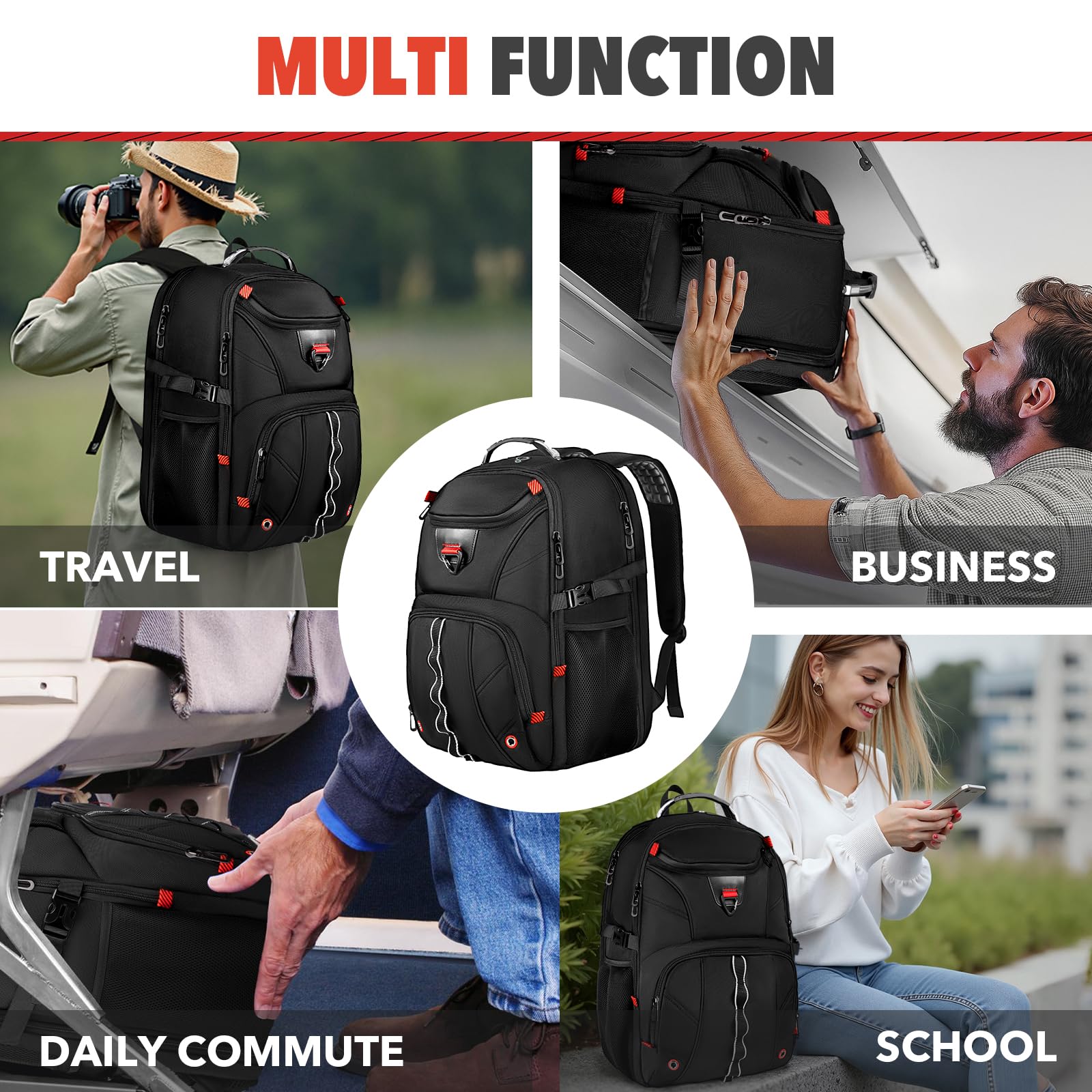 Amazon.com: Z-MGKISS: Travel Carry On Backpack