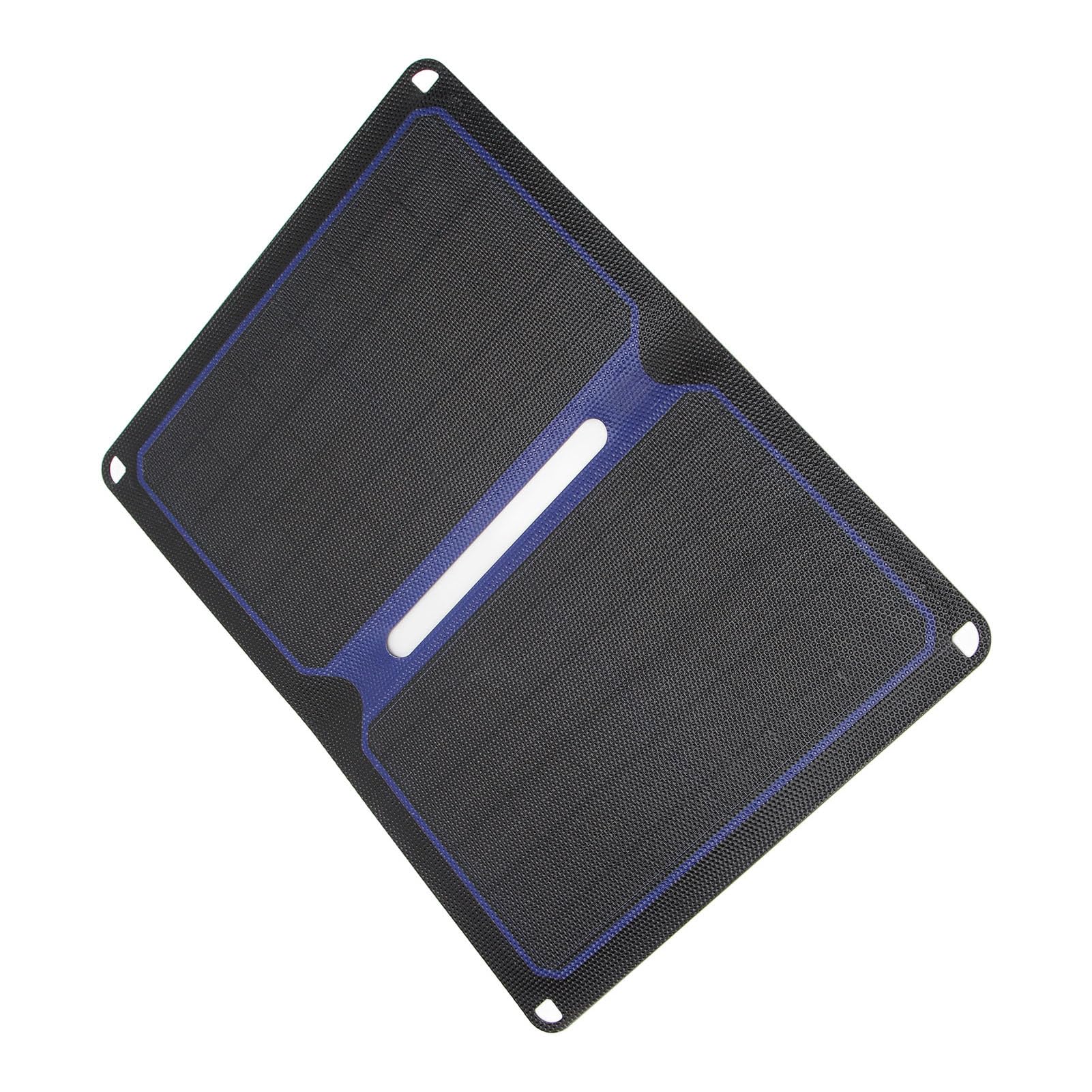Omabeta Cargador de Panel Solar 14W Portátil e Impermeable para Actividades Al Aire Libre Camping Viajes Monocristalino