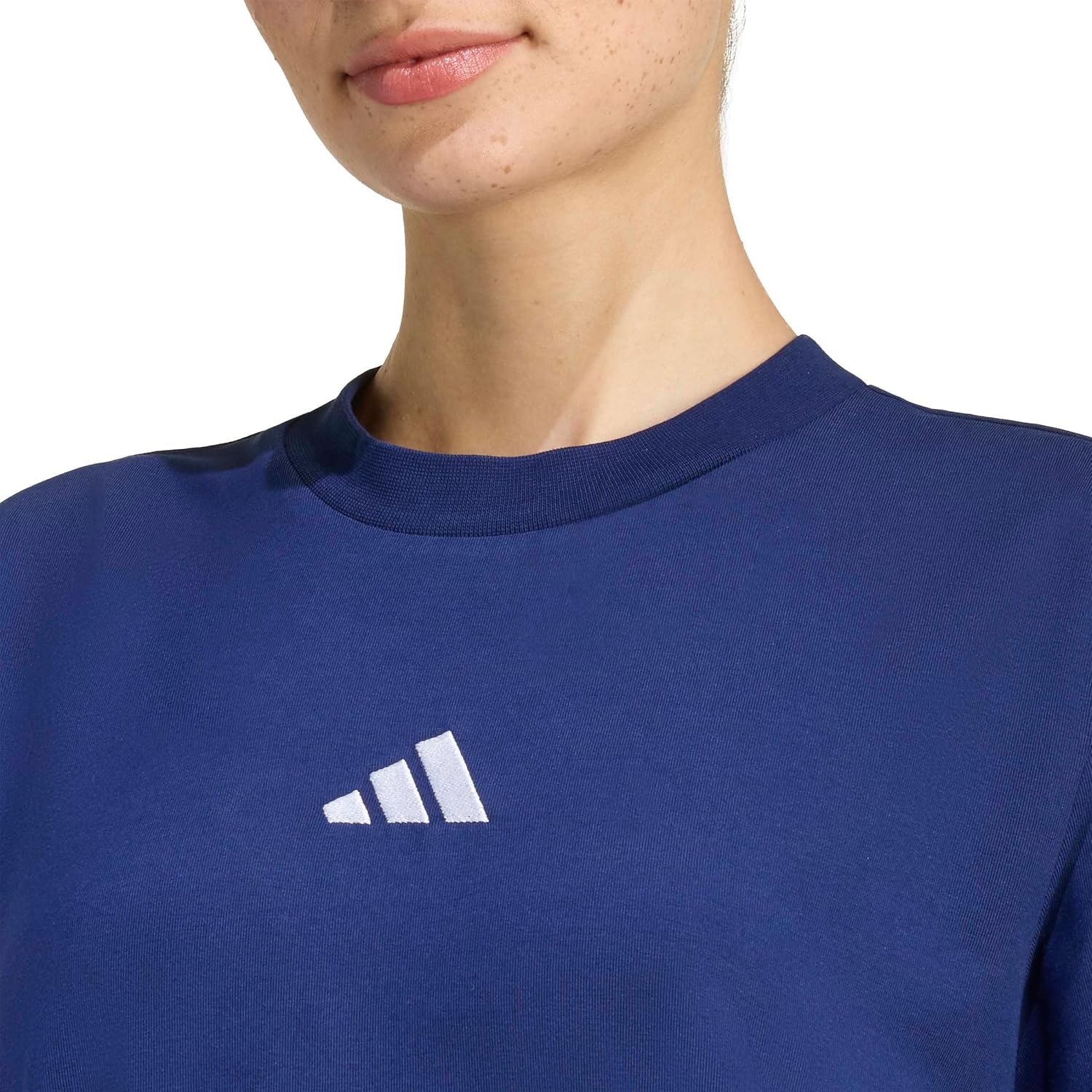 adidas Womens Essentials 3-Stripes T-Shirt Dress - Image 4