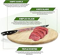 Vista 5 de Kit avanzado de rebanadora de carne seca de ternera, rebanadas uniformes 100% de precisión garantizadas, grosor ajustable, apto para lavavajillas