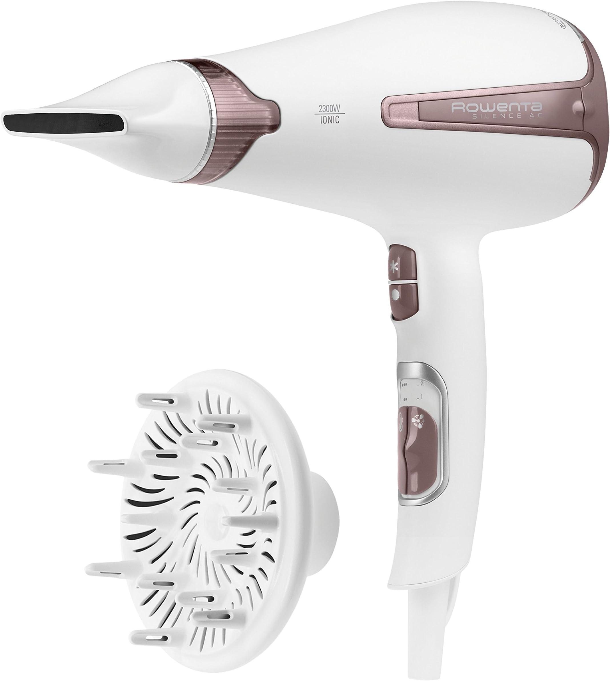 Rowenta CV7930 Infini Pro Silence Sensor Haartrockner 2.300 W white/Kupfer