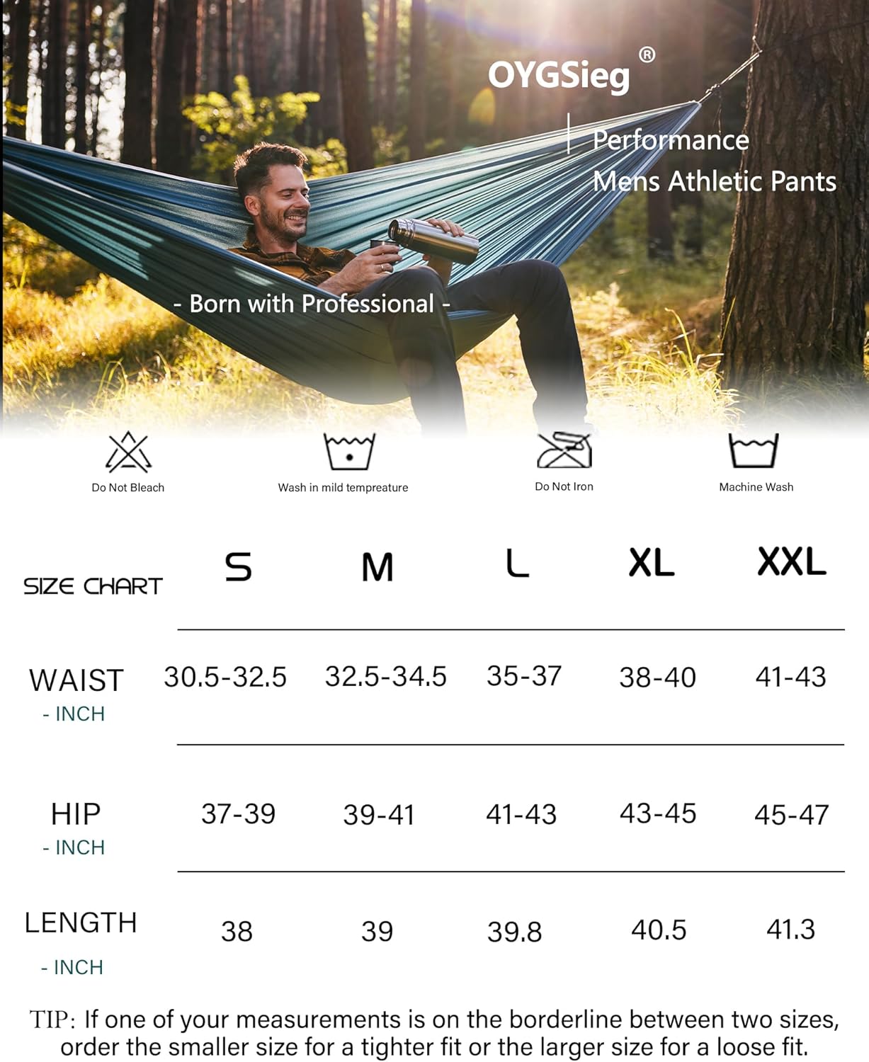 OYGSieg 4 Pack Mens Joggers with Zipper Pockets Open Bottom Sweatpants for Men Lightweight Track Pants for Casual Hiking - Image 6