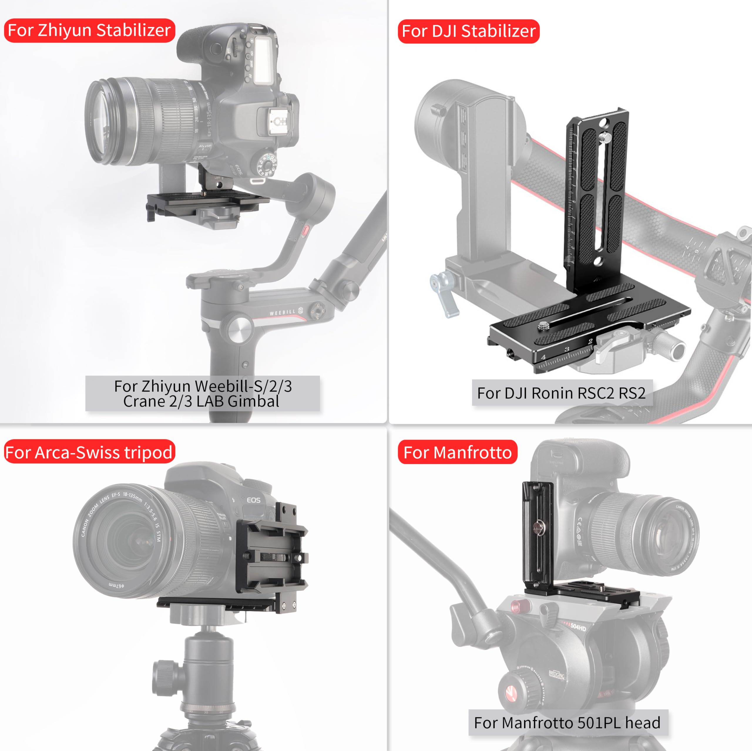 Amazon.com : FocusFoto L Bracket Vertical Horizontal